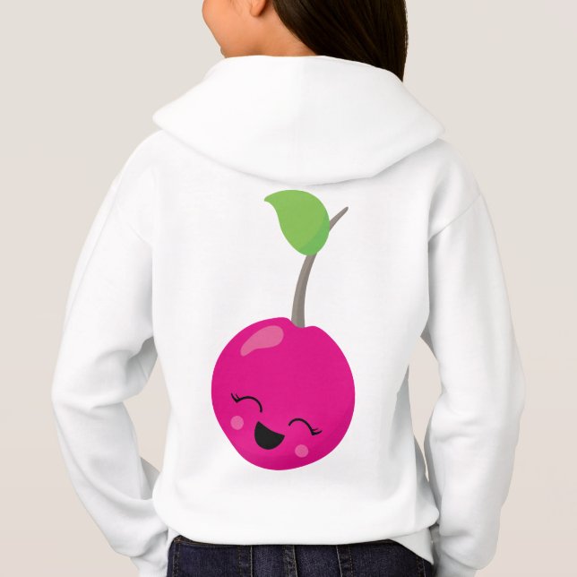 Moletom Infantil Feminino com Capuz Hanes ComfortB (Verso)