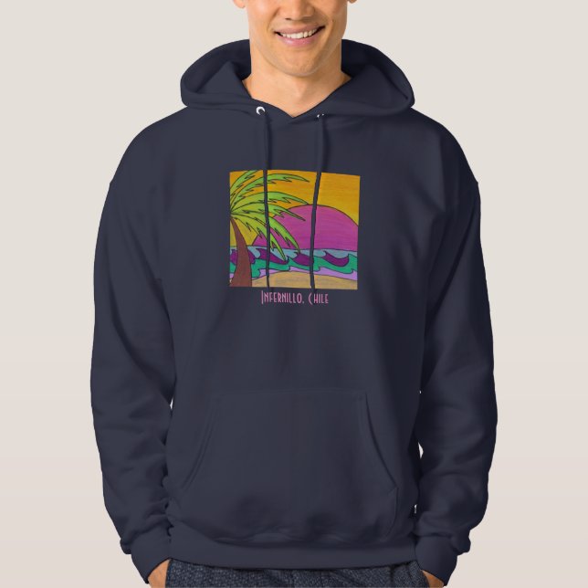 Moletom Infernillo, Hoodie da camisola do Chile (Frente)