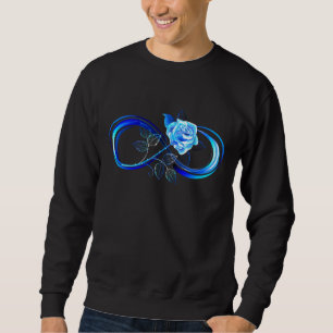 Moletom Infinidade brilhante com rosa azul