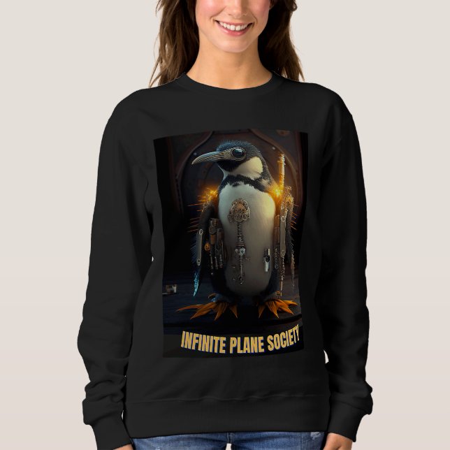 Moletom Infinite Plane Society Steampunk Pengiun (Frente)