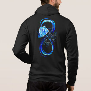 Moletom Infinito brilhante com rosa azul
