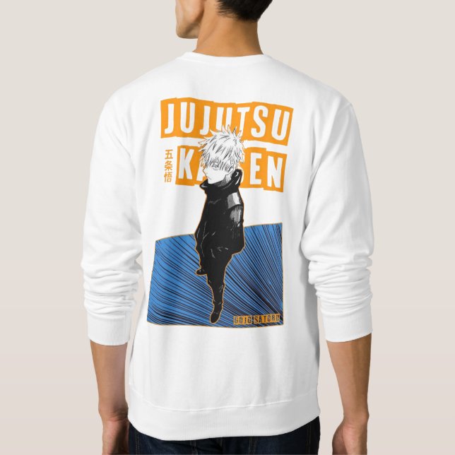 Moletom Infinity Eyes Sorcerer– Blue Gaze Anime  (Verso)