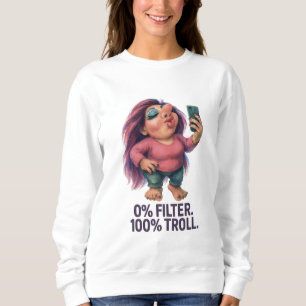 Moletom Influenciador de Troll confiável fabuloso