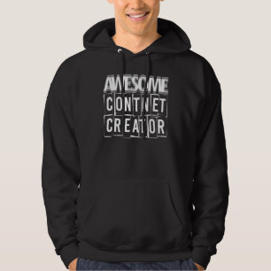 Moletom Influenciador do Vlogger do Criador de Conteúdo Fa