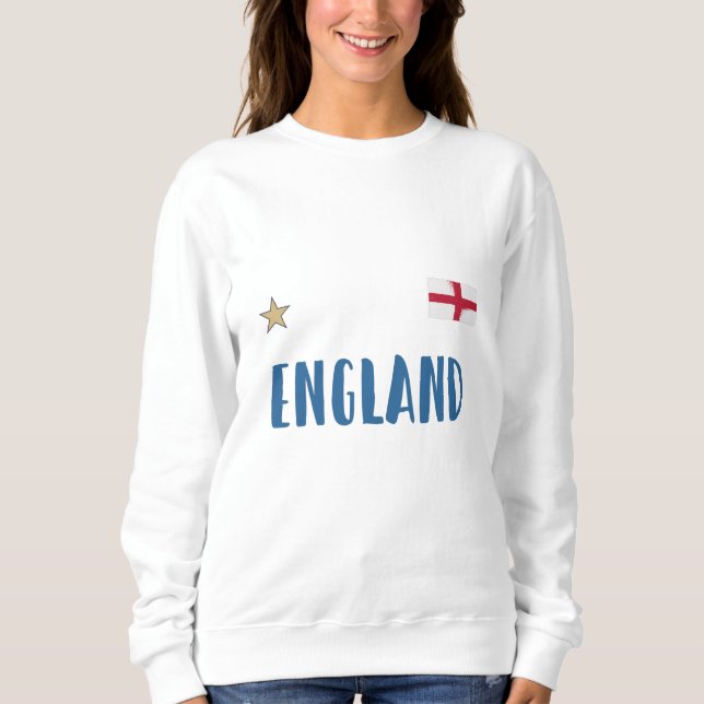 Moletom Inglaterra Fan Shirt English Flag (Frente)