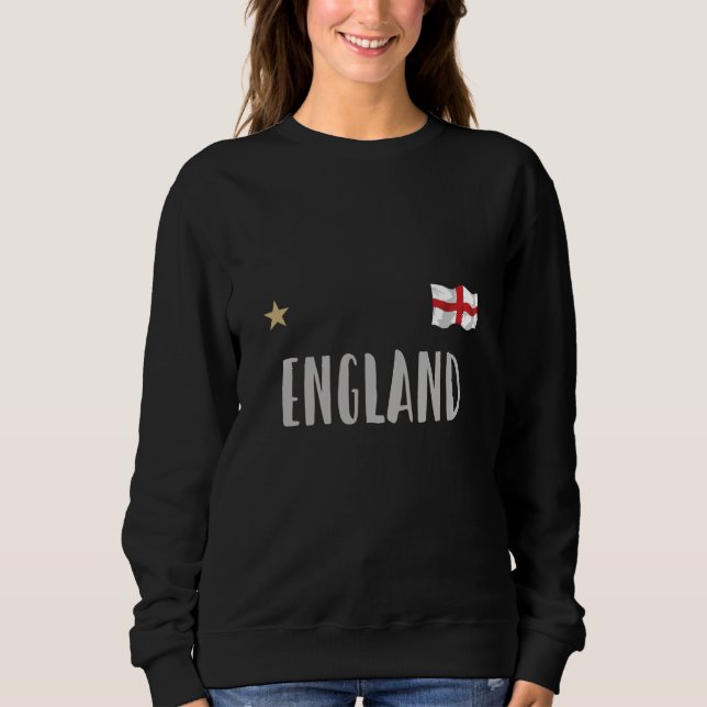 Moletom Inglaterra Fan Shirt English Flag (Frente)