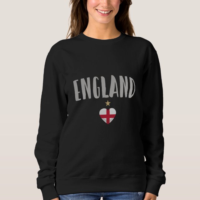 Moletom Inglaterra Fan Shirt English Flag (Frente)