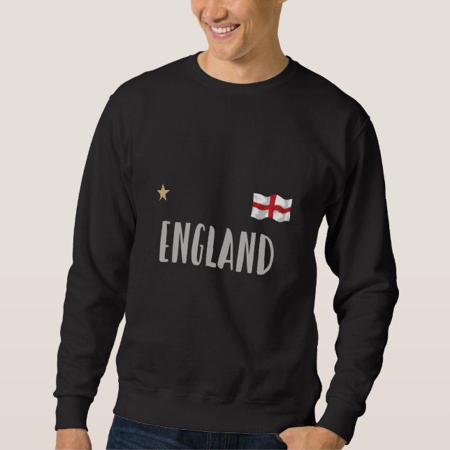 Moletom Inglaterra Fan Shirt English Flag (Frente)