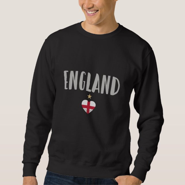 Moletom Inglaterra Fan Shirt English Flag (Frente)