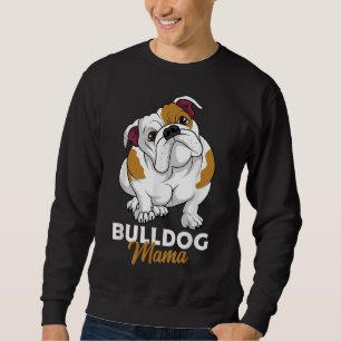 Moletom Inglês Bulldog Mama Cute Bully Dog Mamãe Engraçada