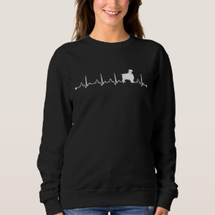 Moletom Inglês Springer Spaniel Dog Heartbeat Ekg Dog Mãe