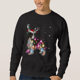 Moletom Inglês Springer Spaniel Natal Luzes Pajama F