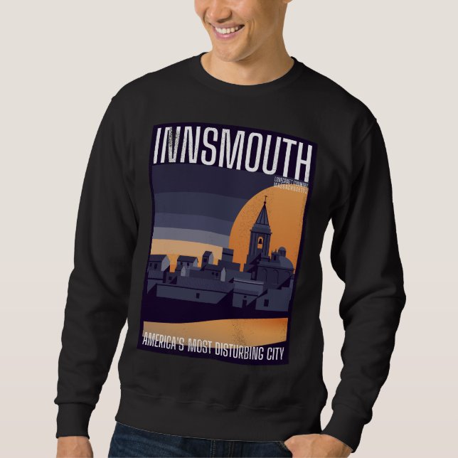 Moletom Innsmouth Viagens vintage Lovecraft (Frente)