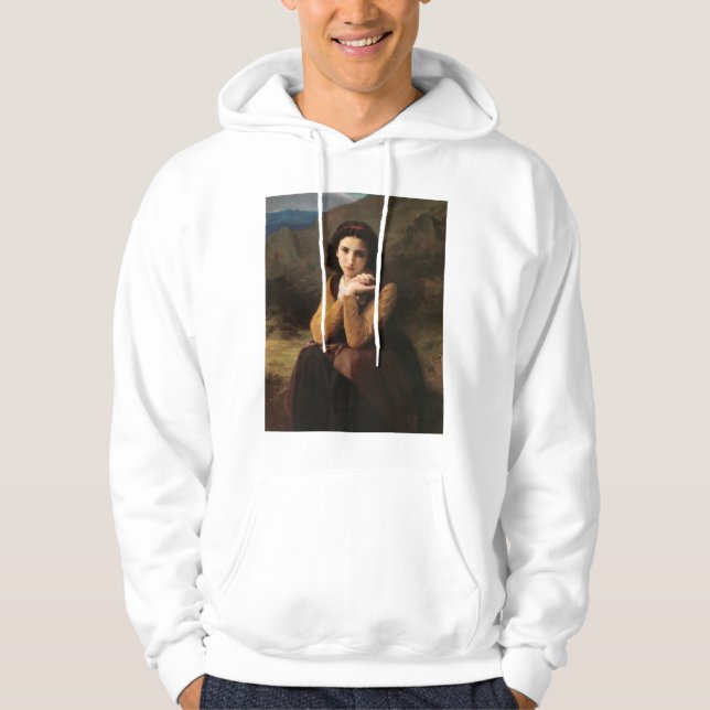 Moletom Inocência Mignon de Menina Adolescente, Bouguereau (Frente)