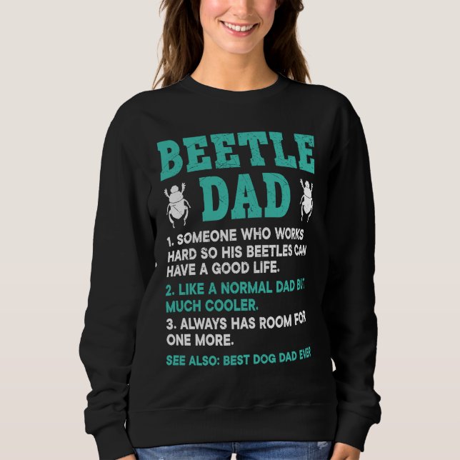 Moletom Insect  Entomology Future Entomologist Beetle Dad (Frente)