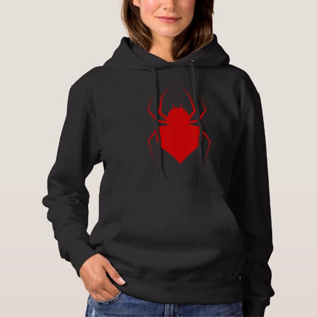 Moletom Inseto Aracnófilo na Web das Aranhas Cobweb Red Sp (Frente)
