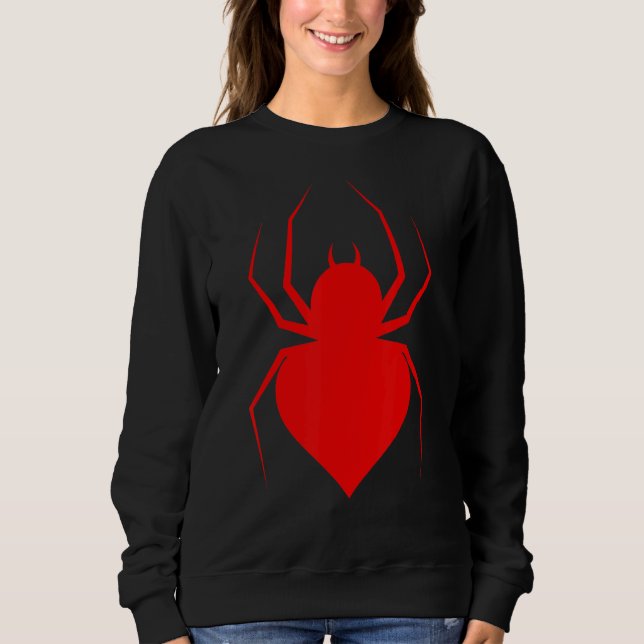Moletom Inseto Aracnófilo na Web das Aranhas Cobweb Red Sp (Frente)