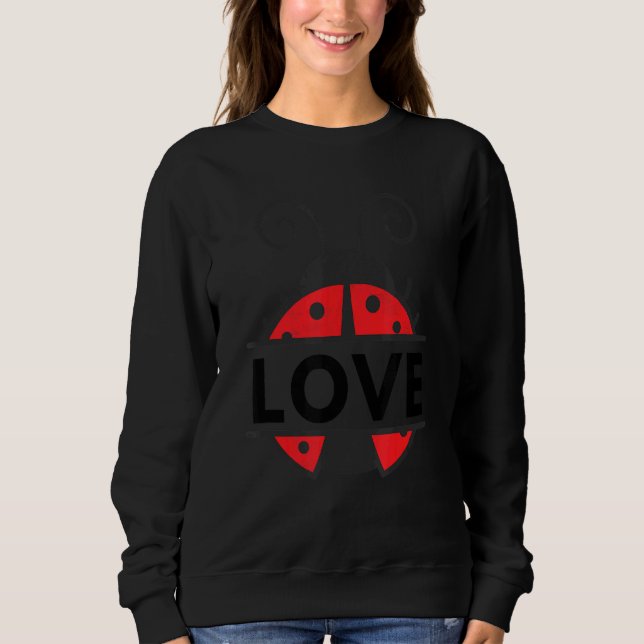Moletom Inseto Lady Bugs Biólogo Love Ladybug (Frente)