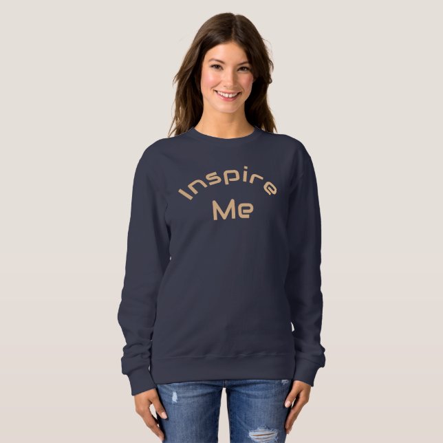 Moletom Inspira-me T-Shirt (Frente Completa)
