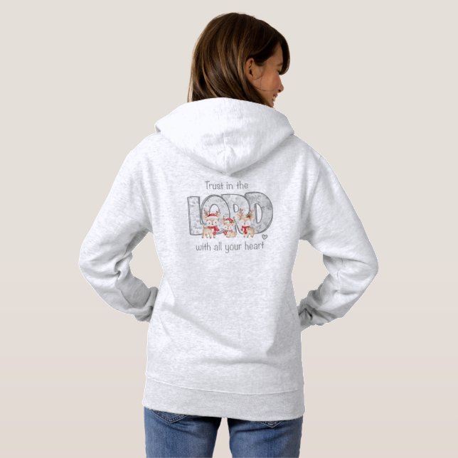 Moletom Inspirational Christian Christmas Hoodie (Parte Traseira Completa)