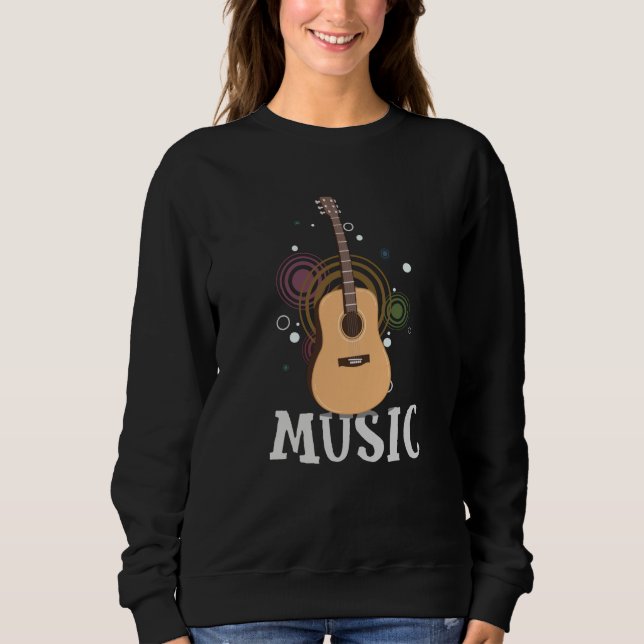 Moletom Instrumento para músicos de guitarra (Frente)