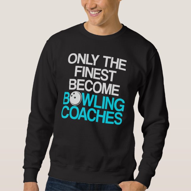 Moletom Instrutor da Equipe do Jogador de Coach da boliche (Frente)