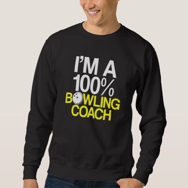 Moletom Instrutor da Equipe do Jogador de Coach da boliche (Frente)