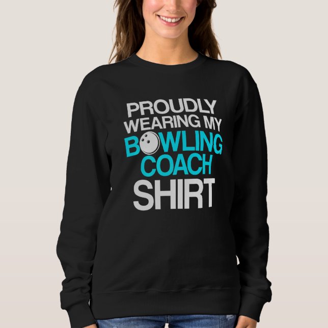 Moletom Instrutor da Equipe do Jogador de Coach da boliche (Frente)