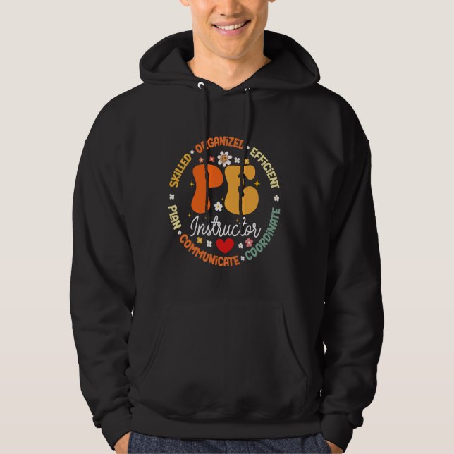 Moletom Instrutor de educação física P.E Professor de trei (Frente)