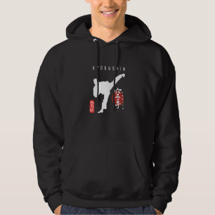 Moletom Instrutor de Kyokushin Desenho Kanji Japonês Calig