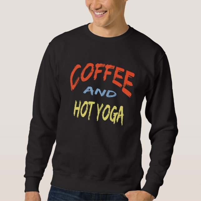 Moletom Instrutores De Café E Ioga Quente Para Café (Frente)