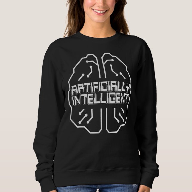 Moletom Inteligência Artificial Data Brain Chip Layer Scif (Frente)