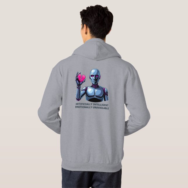 Moletom Inteligente Artificialmente, Emocionalmente Indisp (Parte Traseira Completa)