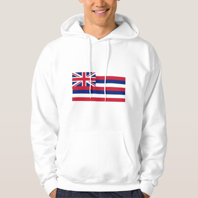 Moletom International da BANDEIRA de Havaí (Frente)