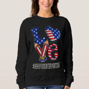 Moletom Intervencionista Comportamental Ama Bandeira EUA F
