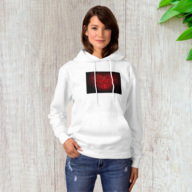 Moletom Intrate Red Mandala Heart Romantic Boho Patterno (Criador carregado)