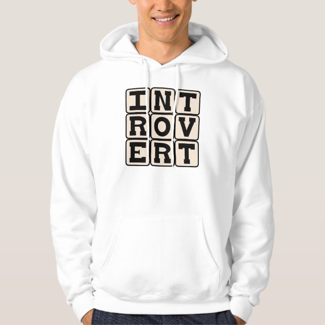 Moletom Introvert, traço da personalidade (Frente)
