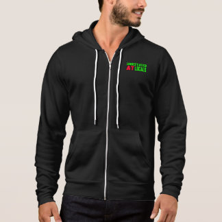 Moletom Invencível Em Locais Zip Hoodie