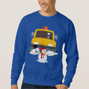 Moletom Inverno Diversão de Neve Fazendo Neve