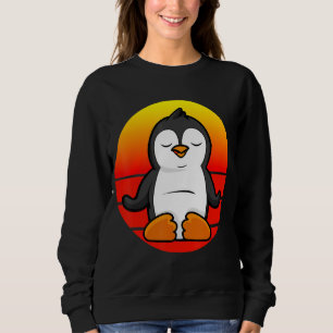 Moletom Ioga De Meditação Yoga Pinguin Para Crianças E Par