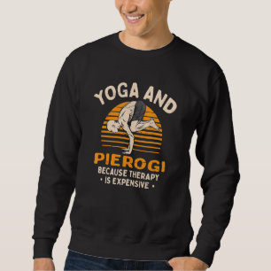 Moletom Ioga e Terapia de Pierogi Fitness Dumpling Saúde P