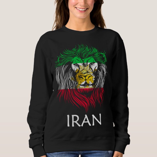 Moletom Iranian Lion Head Flag Iran (Frente)