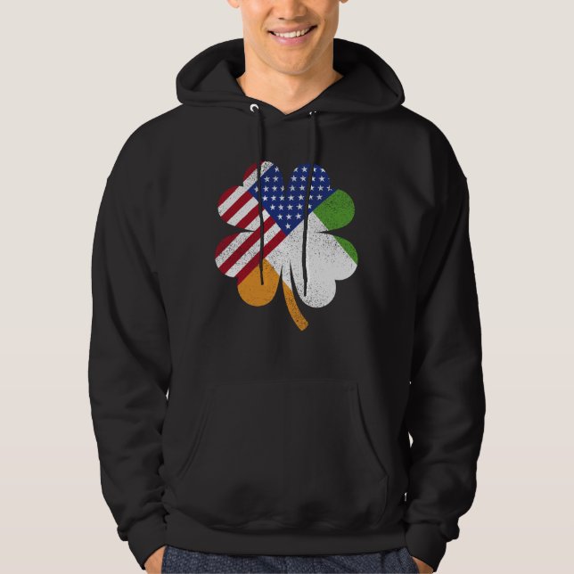 Moletom Irish American Flag Ireland Flag Men (Frente)