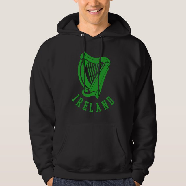 Moletom Irish Celtic Harp Medieval Emblem of Ireland (Frente)