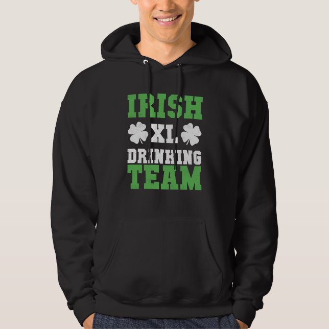 Moletom Irish Drinking Team Baseball St Patricks Day (Frente)