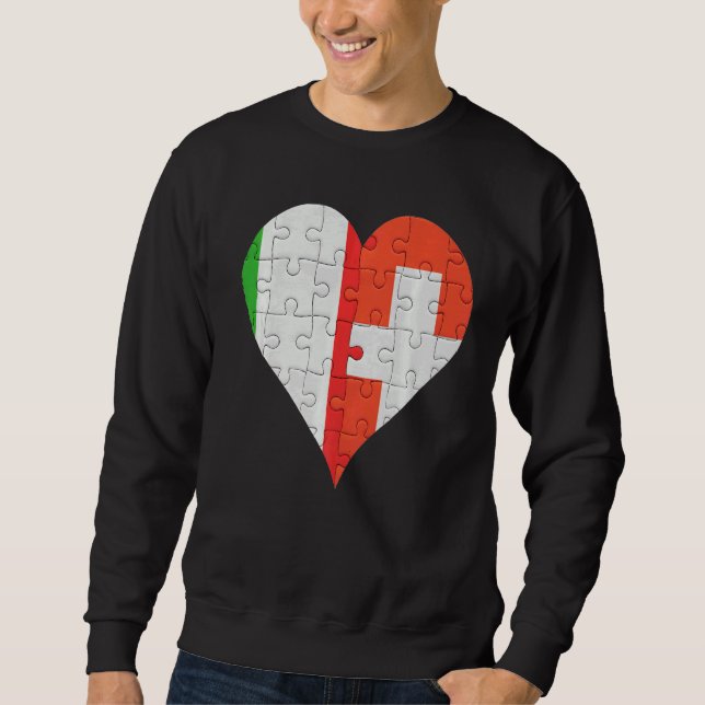 Moletom Irish Flag Heart (Frente)