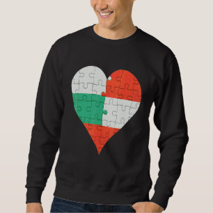 Moletom Irish Flag Heart da Bulgária