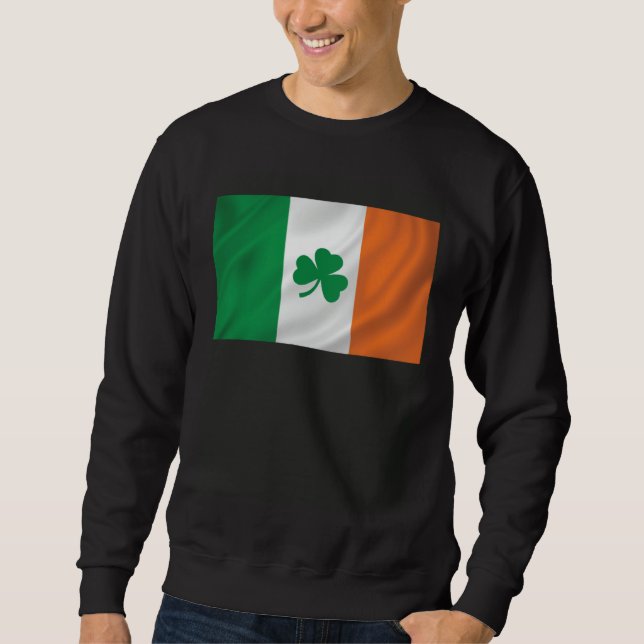 Moletom Irish Flag Irish Pride Shamrock (Frente)