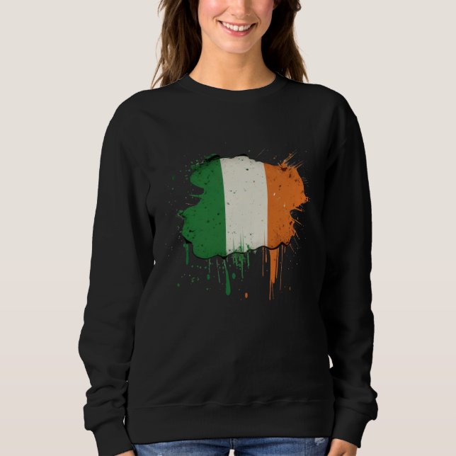 Moletom Irish Flag St Patrick s Day (Frente)