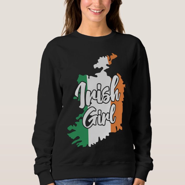 Moletom Irish Girl  Cute Ireland (Frente)